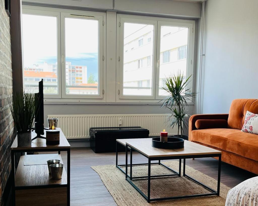 Espace 500 - Cosy, Wifi & Vue Sur La Ville Saint-Etienne  Exterior foto